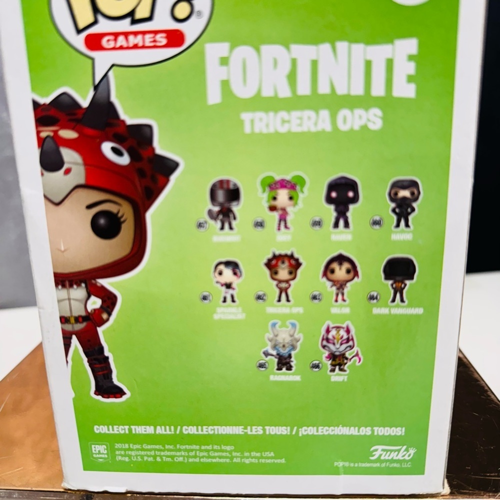 Funko Fortnite Tricera Ops Figure in Red and Black - Picture 2 of 7